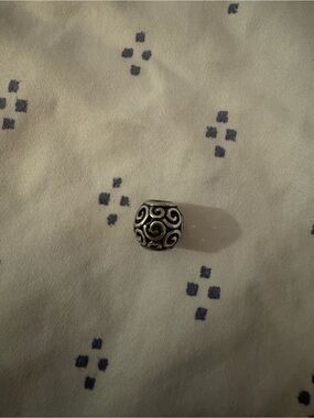 Pandora Sterling-Style Silver Swirl Charm Bead